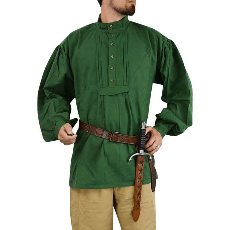 Buttoned Swordsman Shirt - AH-PA2019 - Medieval Collectibles