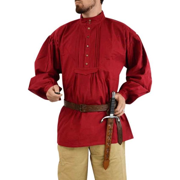 Buttoned Swordsman Shirt