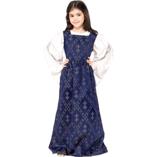 Girls Fleur De Lis Dress - DC1268 - Medieval Collectibles