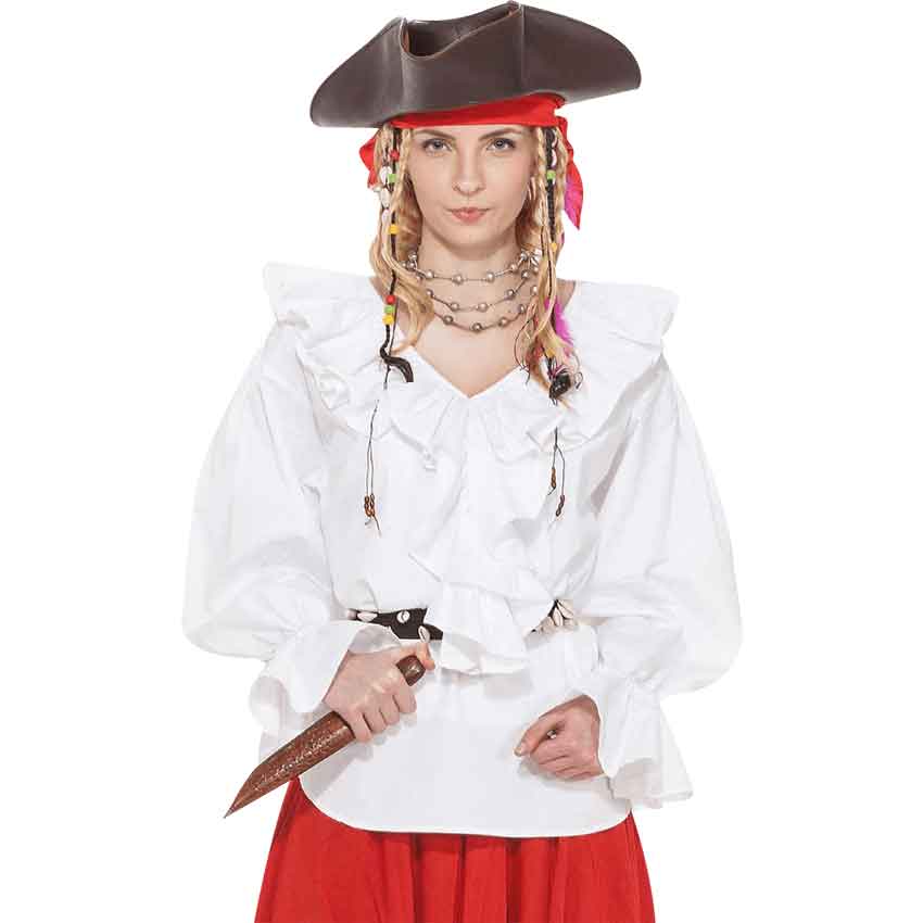 GRACE O'MALLEY BLOUSE Womans Pirate Shirt Pirate 