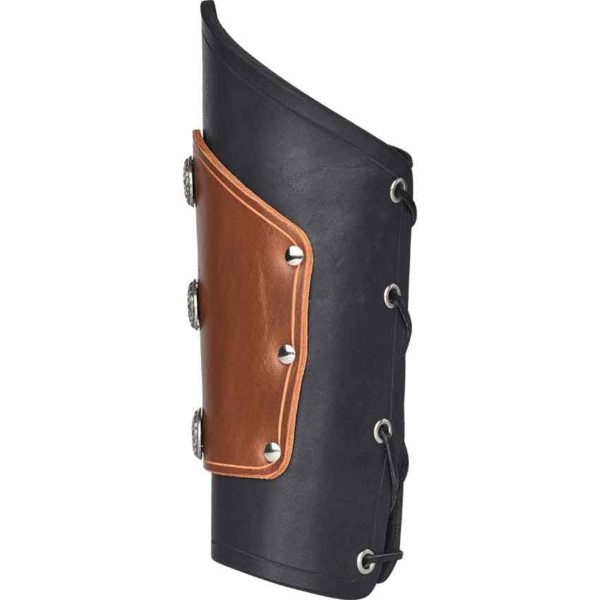 Deluxe Celtic Leather Arm Bracers