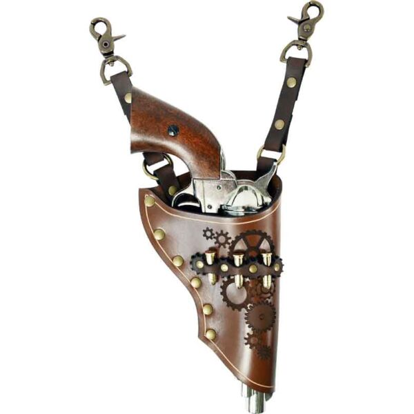 Geared Steampunk Pistol Holster