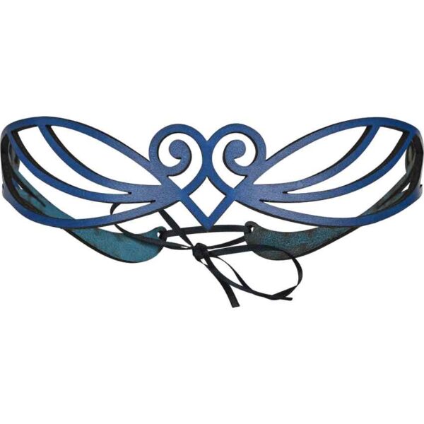 Elven Swirl Leather Headband