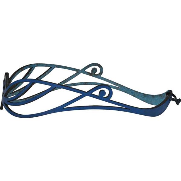 Elven Swirl Leather Headband