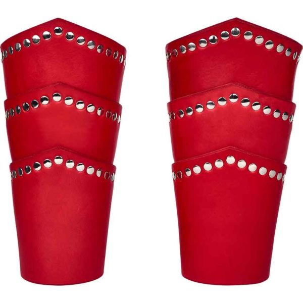 Knights Studded Arm Bracers