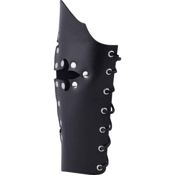 Gothic Cross Leather Arm Bracers