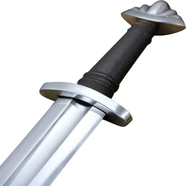 Five Lobe Viking Sword With Scabbard and Belt