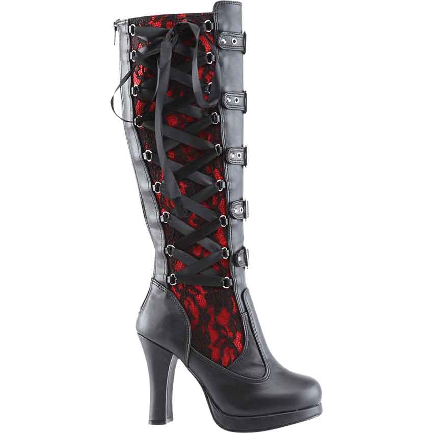 Black Widow Gothic Boots - FW2020 - Medieval Collectibles