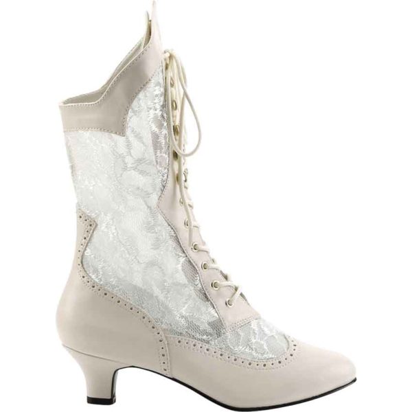 Victorian Lace Ankle Boots