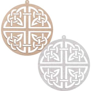 Intricate Celtic Knot Ornament Set of 6