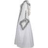 White Medieval Maiden Hooded Dress - MCI-108 - Medieval Collectibles