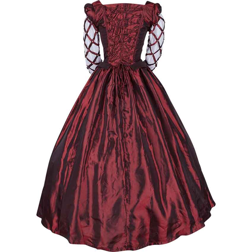 Burgundy Medieval Ball Gown - MCI-117 - Medieval Collectibles