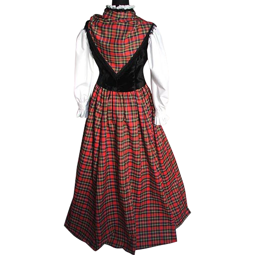 Scottish Lass Dress - Mci-119 - Medieval Collectibles