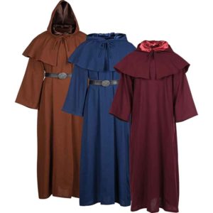 Mens Hooded Druidic Ritual Robe
