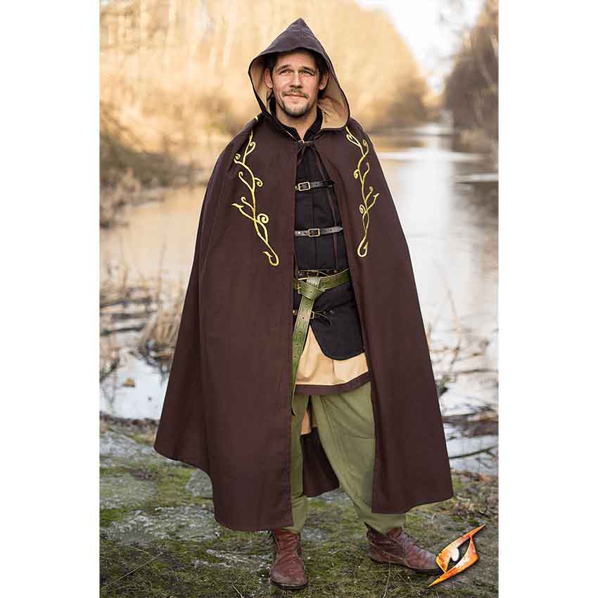 Medieval Hooded Cape renaissance elvish medieval cloak