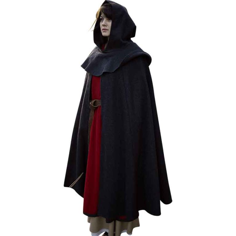 Wool Cloak with Mantle - MCI-2355 - Medieval Collectibles