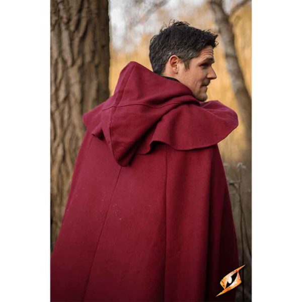 Wool Cloak with Mantle