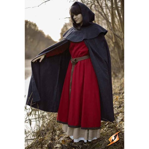 Wool Cloak with Mantle