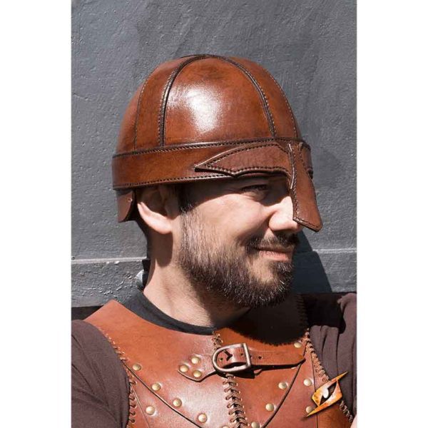 Warriors Leather Helmet