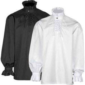 High Collared Victorian Shirt - MCI-280 - Medieval Collectibles