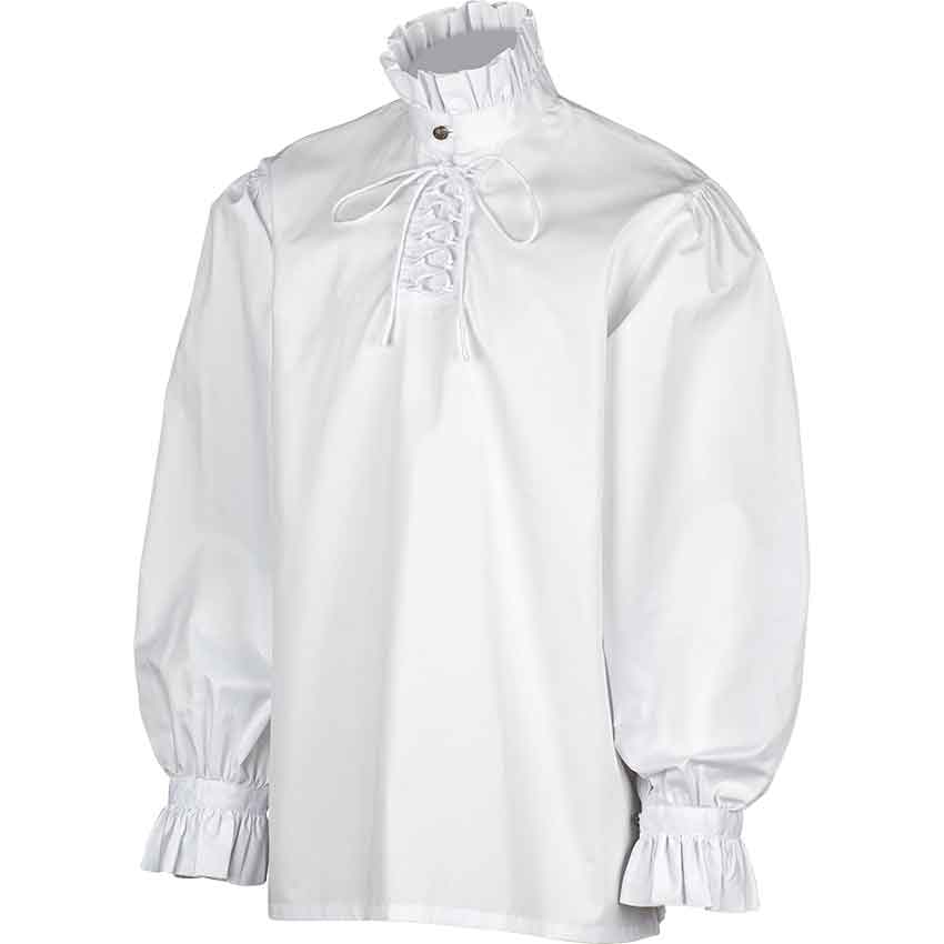 High Collared Victorian Shirt - MCI-280 - Medieval Collectibles