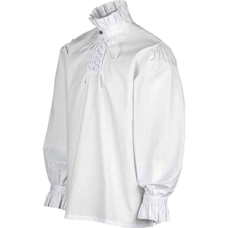 High Collared Victorian Shirt - MCI-280 - Medieval Collectibles