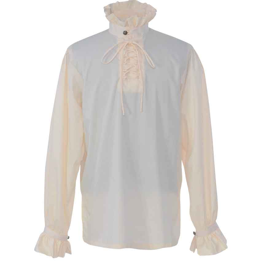 High Collared Victorian Shirt - MCI-280 - Medieval Collectibles