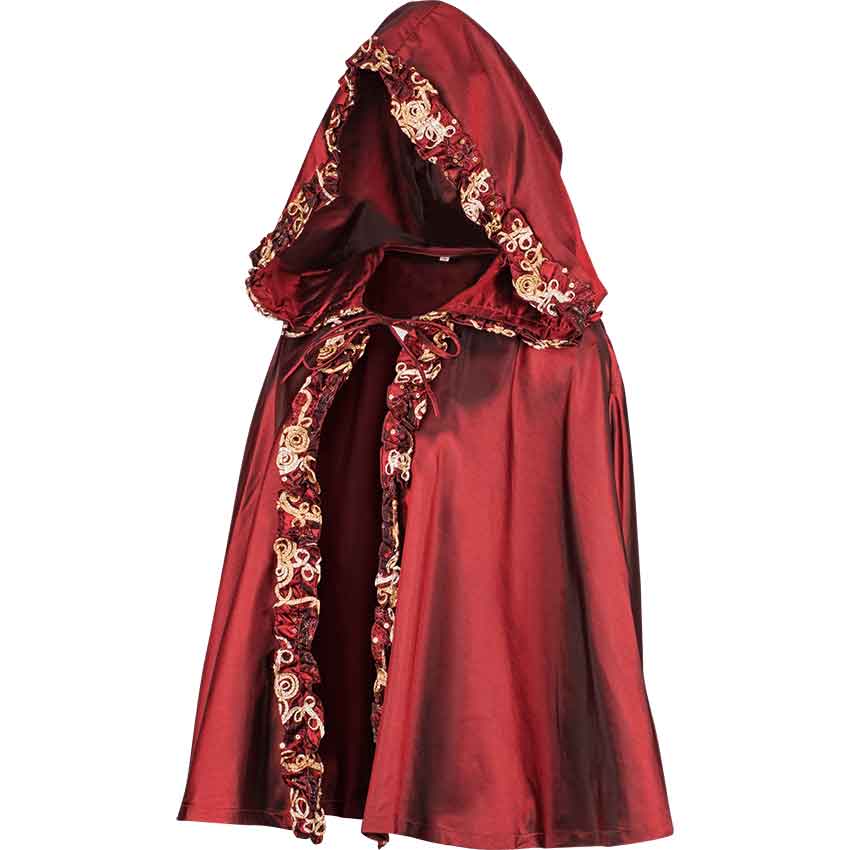 Womens Hooded Renaissance Cloak