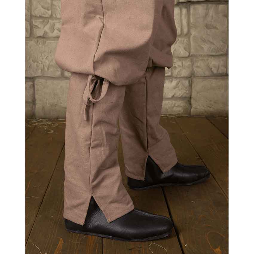 Ketill Canvas Pants Cuffed Medieval Trousers