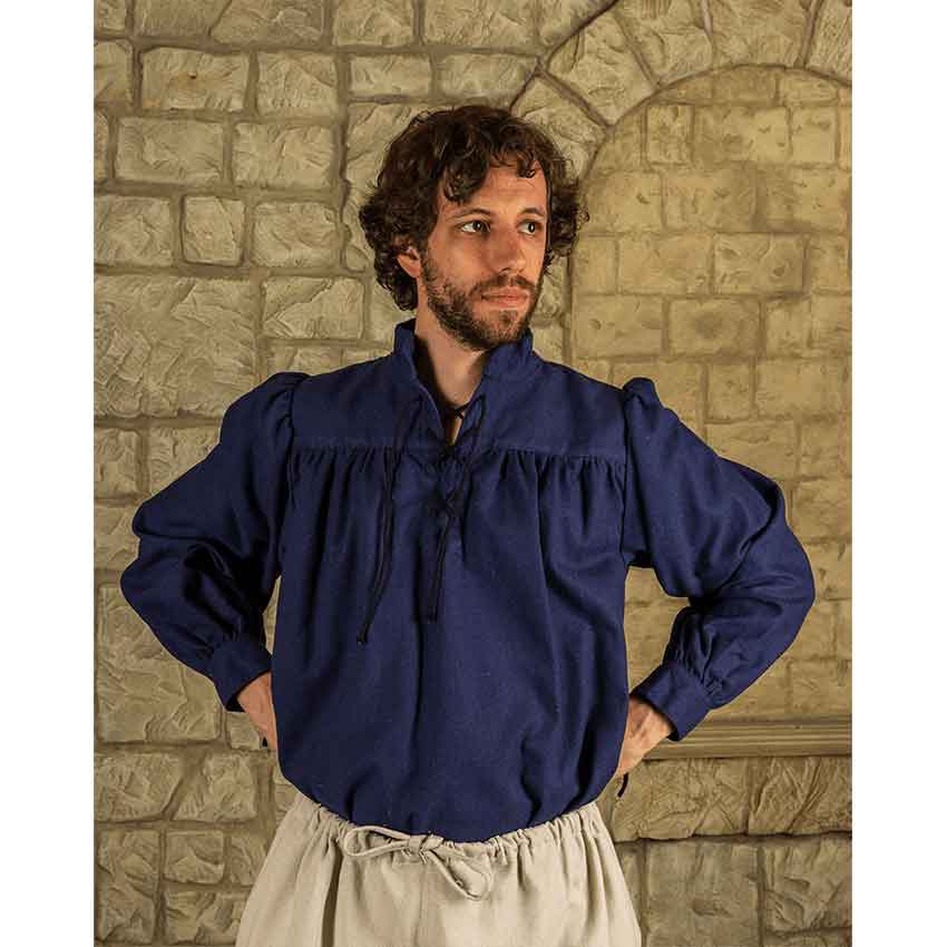 Medieval Shirt Arthur - Blue