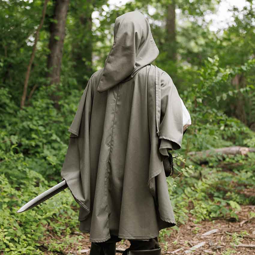 Kim Canvas Short Cloak - MY100150 - Medieval Collectibles