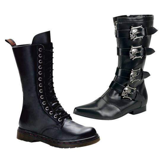 mens gothic combat boots