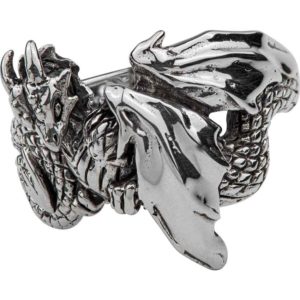 Dragon Wrap Silver Ring