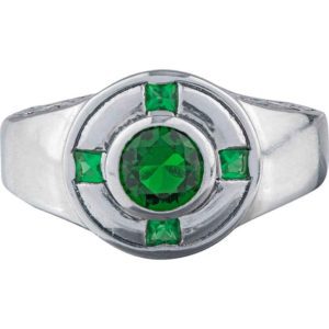 Celtic Ring with Gemstone and Claddagh