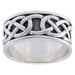 Silver Knot Ring - PS-TRI1206 - Medieval Collectibles