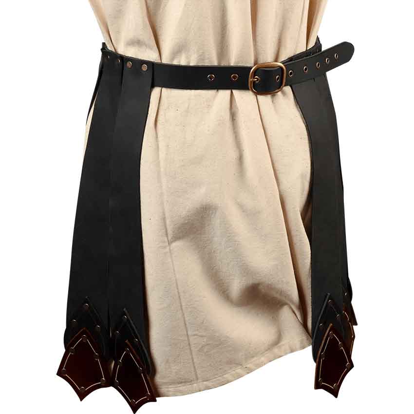 Praetorian Leather Battle Skirt - RT-203 - Medieval Collectibles