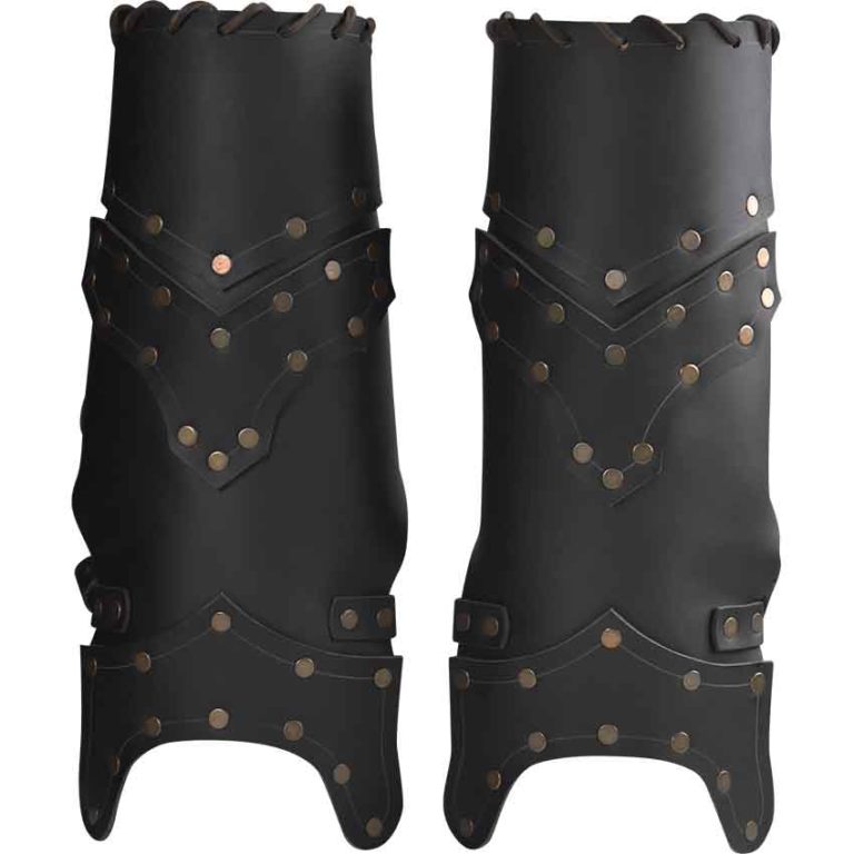 Scoundrel Leather Greaves - RT-240 - Medieval Collectibles