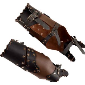 Scoundrel Leather Greaves - RT-240 - Medieval Collectibles