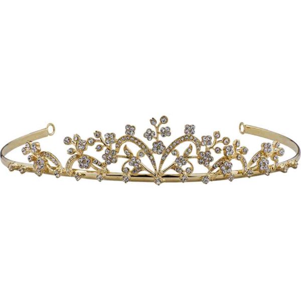Jeweled Floral Diadem - ST3581 - Medieval Collectibles