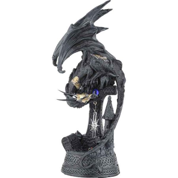 Dragon with Cross Statue LED Light