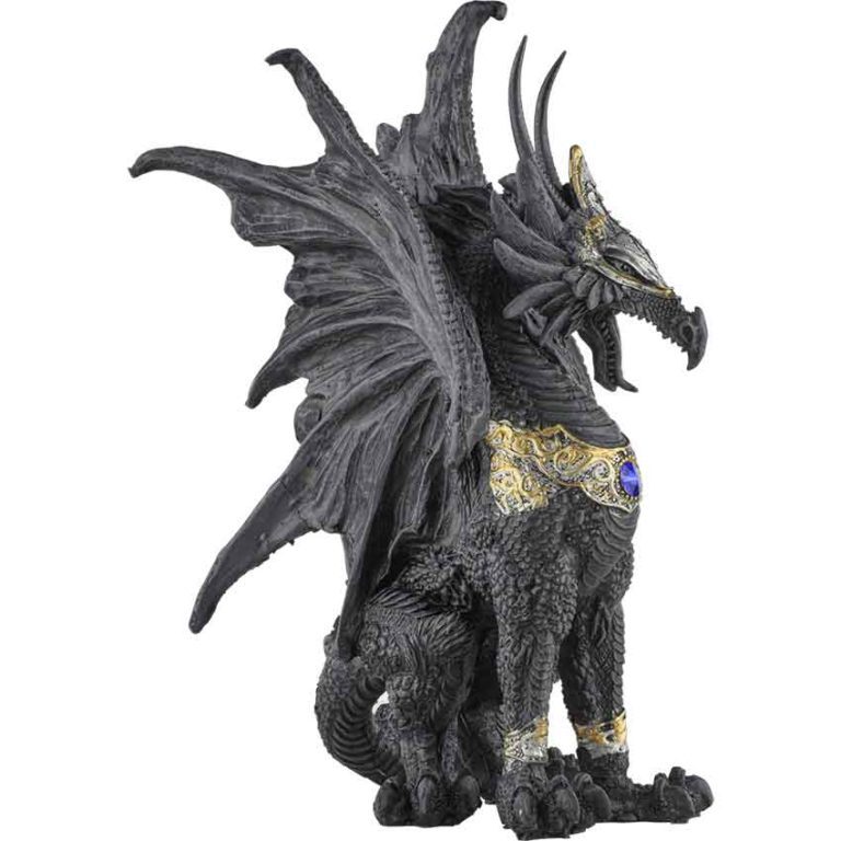 Dragon in Armour Statue - 05-71258 - Medieval Collectibles