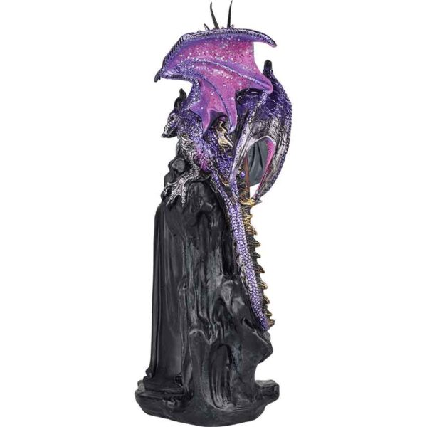 Dark Wizard and Dragon Statue