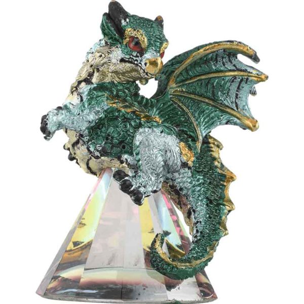 Teal Baby Prism Dragon Statue - 05-71696 - Medieval Collectibles