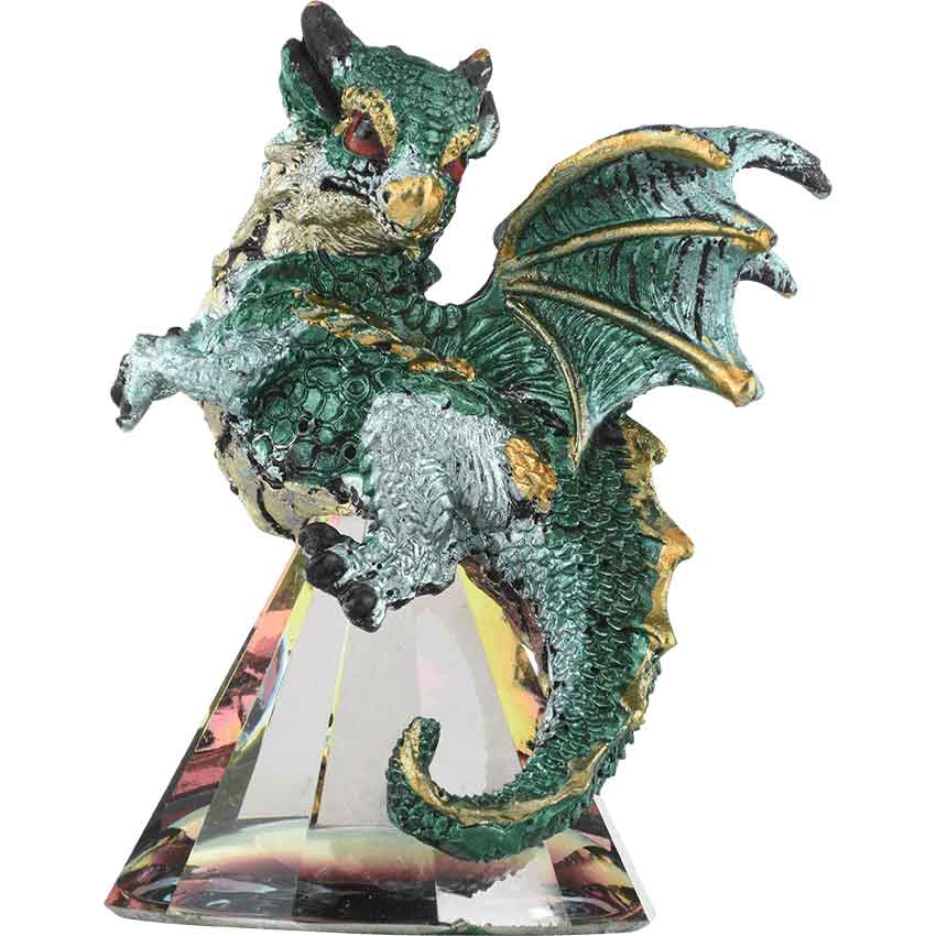 Teal Baby Prism Dragon Statue - 05-71696 - Medieval Collectibles