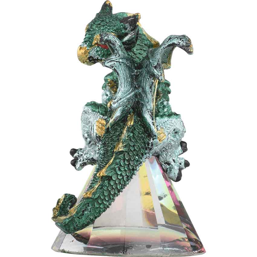 Teal Baby Prism Dragon Statue - 05-71696 - Medieval Collectibles