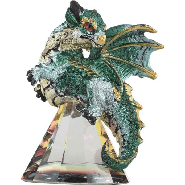 Teal Baby Prism Dragon Statue - 05-71696 - Medieval Collectibles