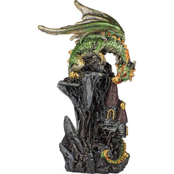 Green Dragon on Castle Statue