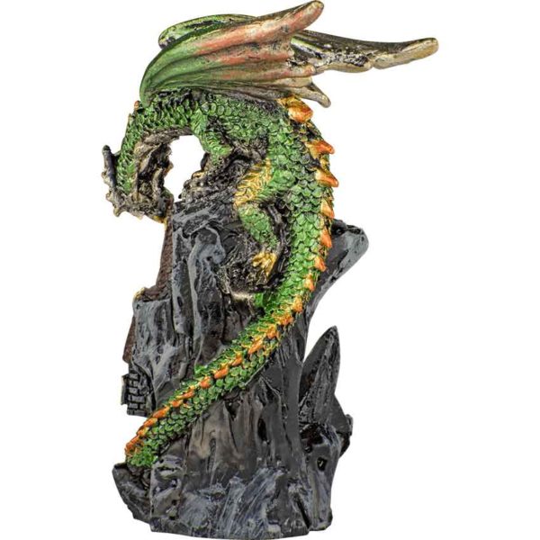 Green Dragon on Castle Statue