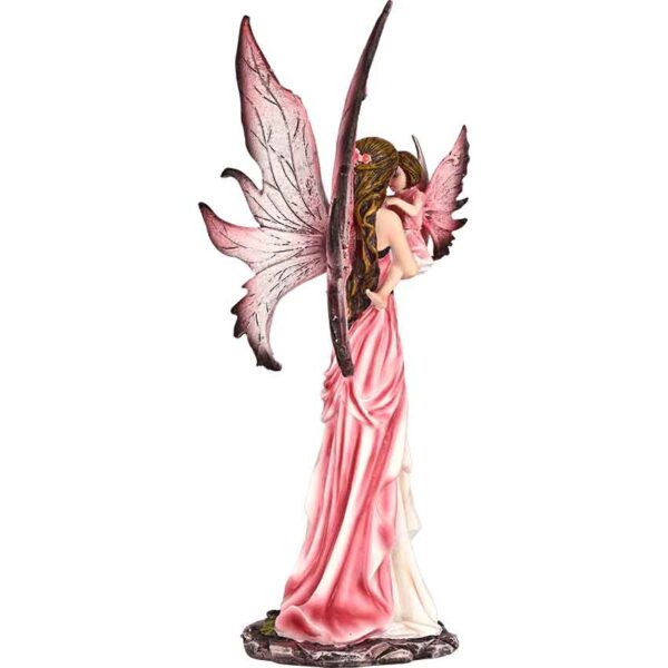 Blush Petals Fairy and Baby Statue