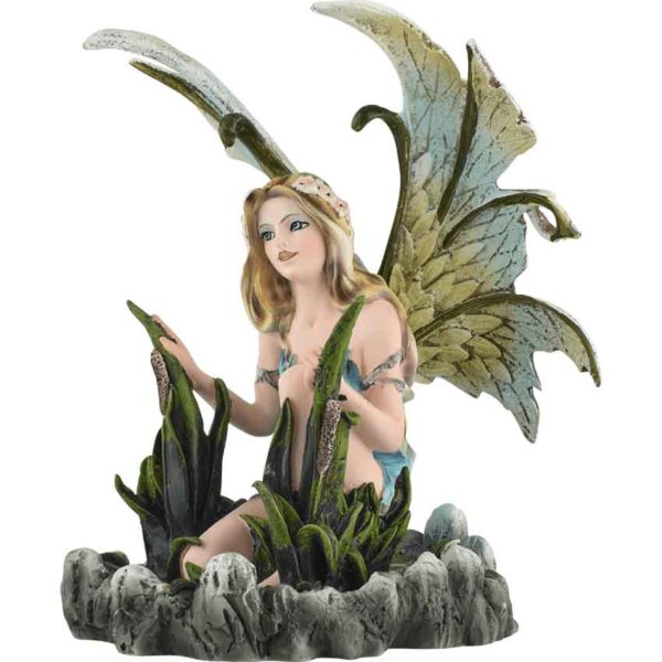 Crouching Water Fairy Statue - 05-91848 - Medieval Collectibles